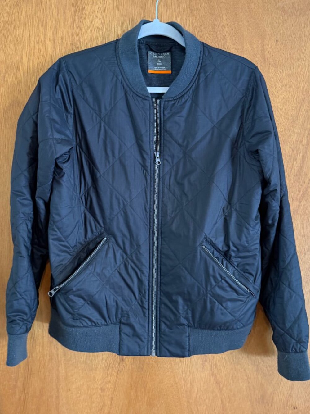 Icebreaker Merino Wool Quilted Bomber Jacket  - Women's Size L